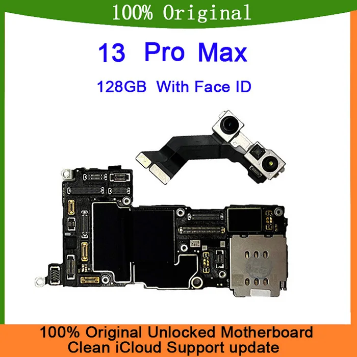 Original Unlocked iPhone 13 Pro 128GB Motherboard with Face ID