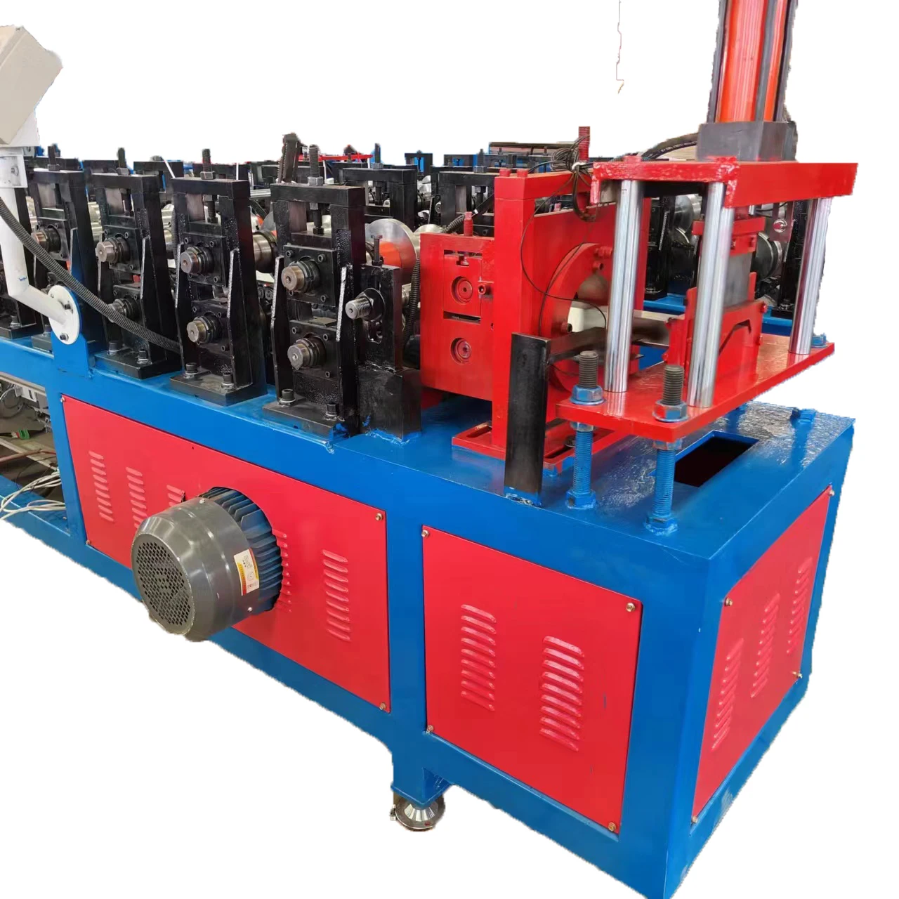 Galvanized Slat Road Steel Metal Fence Machine Typical Metal Fence ...