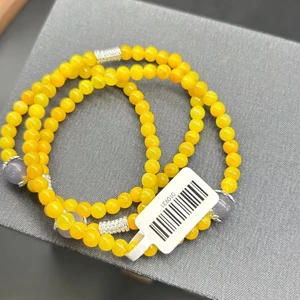 Natural Jade Bead Bracelet with Multiple Layers of Round Beads, Ethnic Style Party Gift