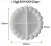 White - Round - 5