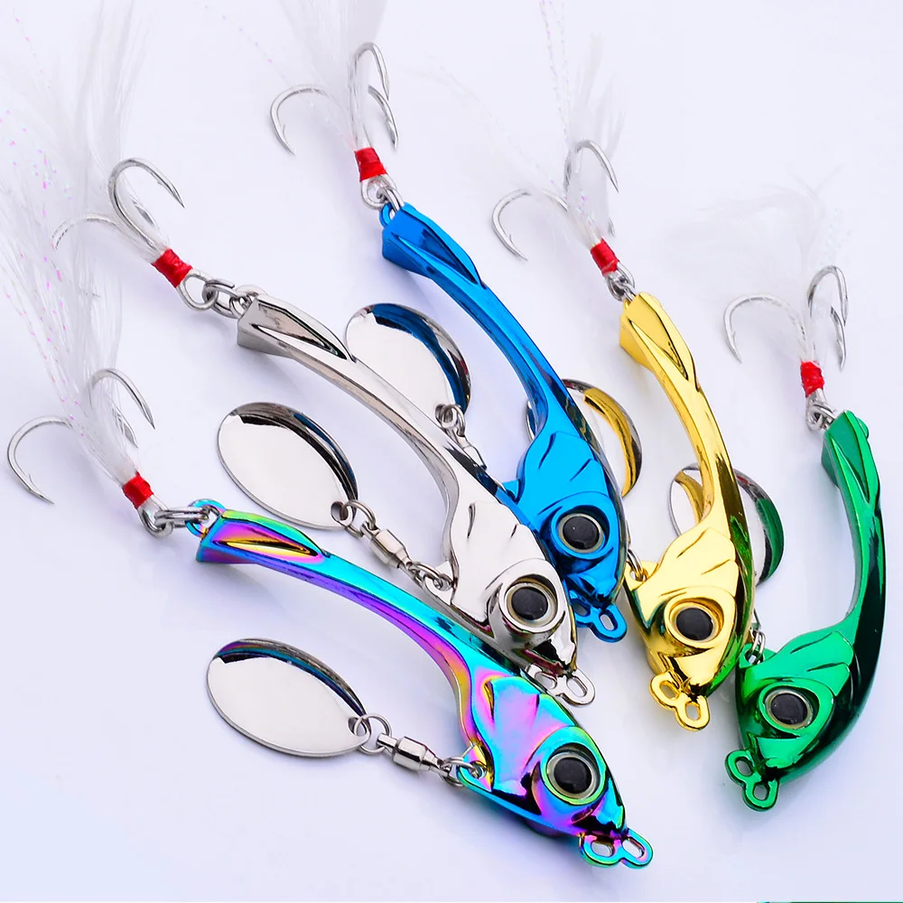 Spinner Bait 3g-13g Hard Spoon Bass Lures Arttificial Metal Fishing Lure Wobber