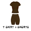 Tshirt set-Chocolate