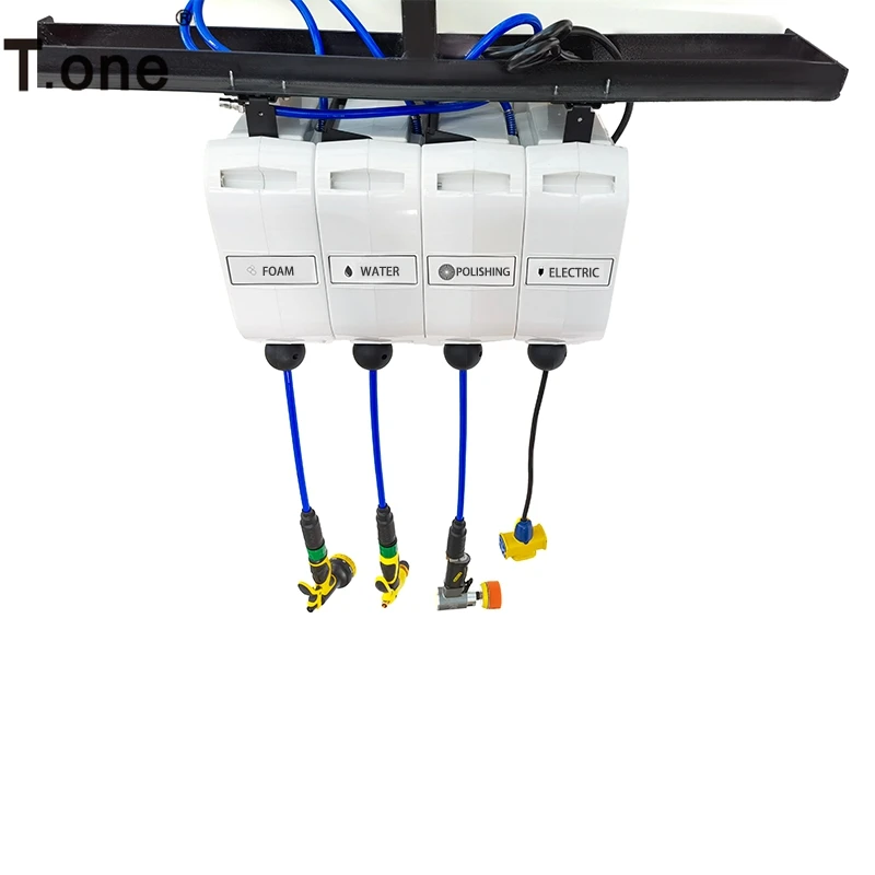 Multi-purpose Car Beauty Equipment Water vapor Polishing Electric Combination Hose Reel Box Car Wash Hose Reel