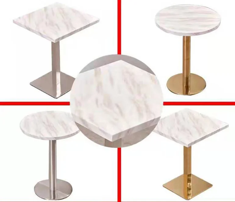 Tea Shop Dessert Shop Table Cafe Western Restaurant Marble Table Small Round Negotiation Simple Table