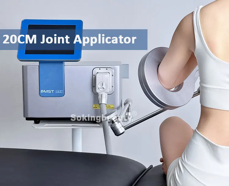 Newest Machines Emfieldpro Physio Magnetic Vertical Dual Channel Magneto Therapy 7 Tesla Three Applicators Option for Pain