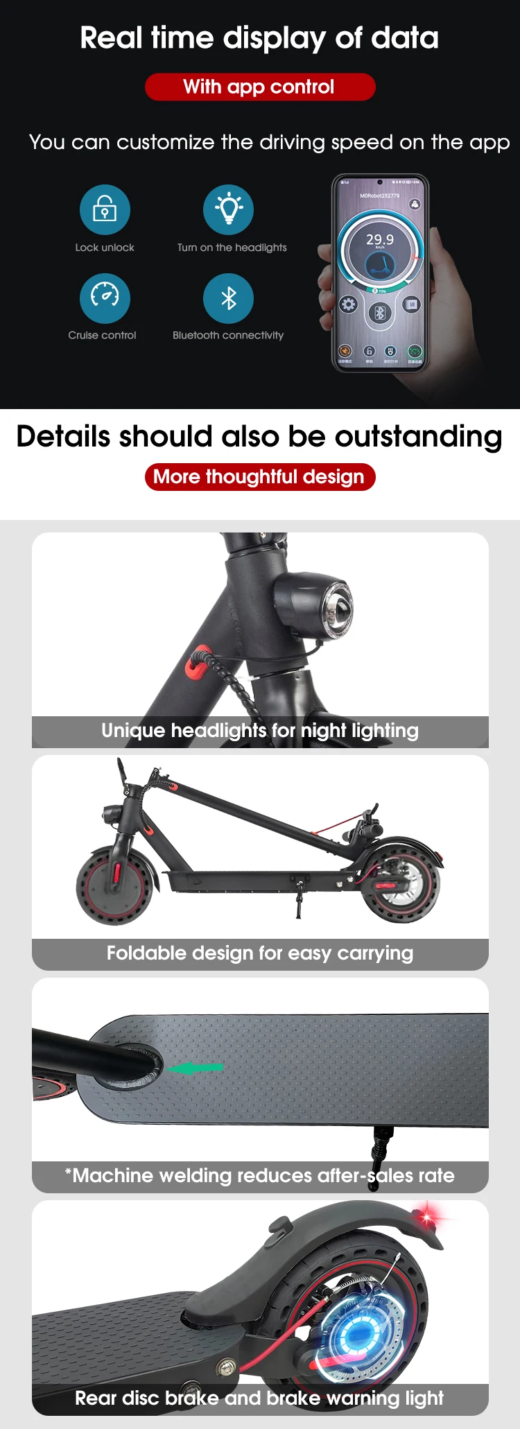 2024 Most Popular Citycoco Scooter E9d 350w Motor 8 5 Inch Honeycomb Tire Foldable Portable