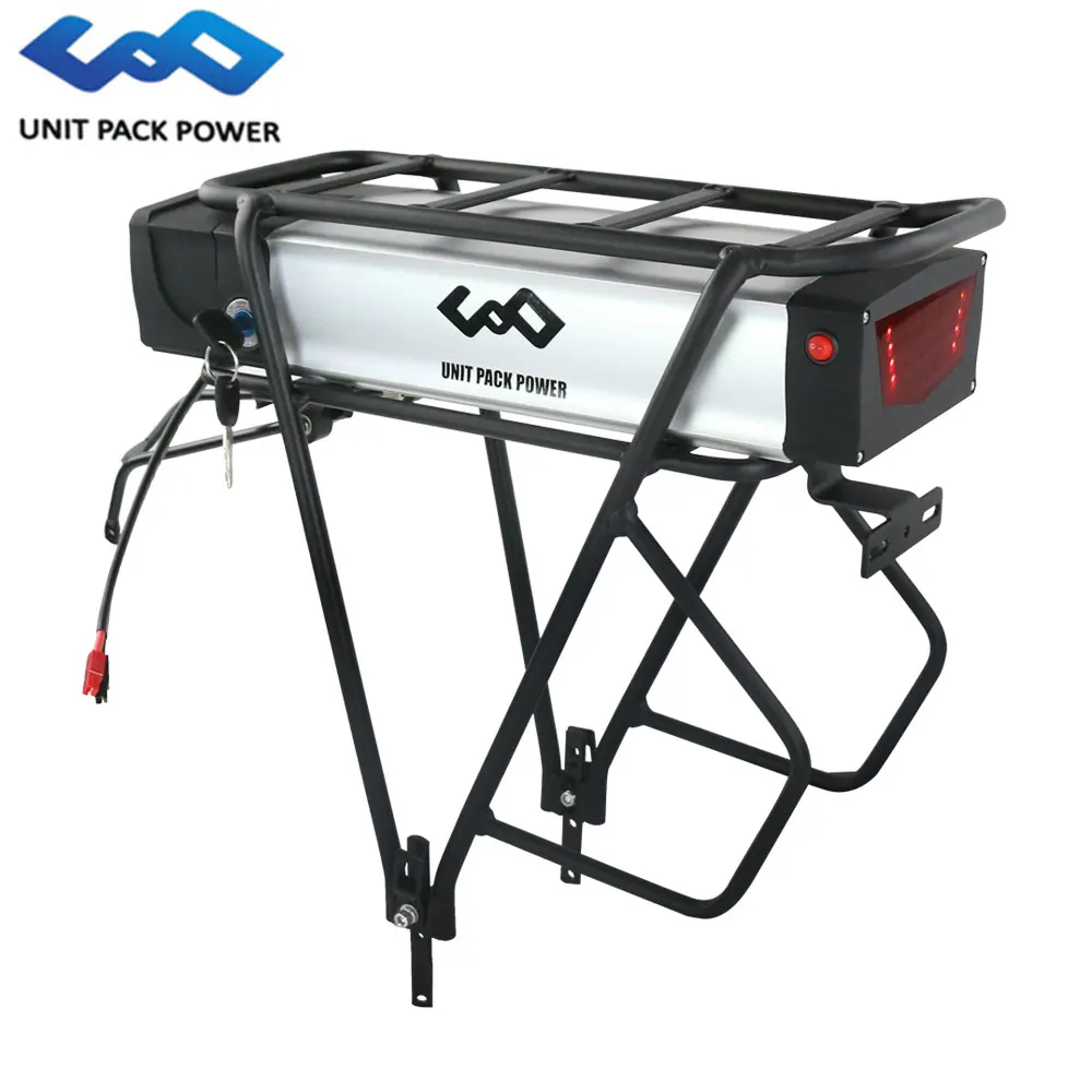 Ebike 48v 20ah Lithium Ion Battery Rear Rack Electric Bike Battery