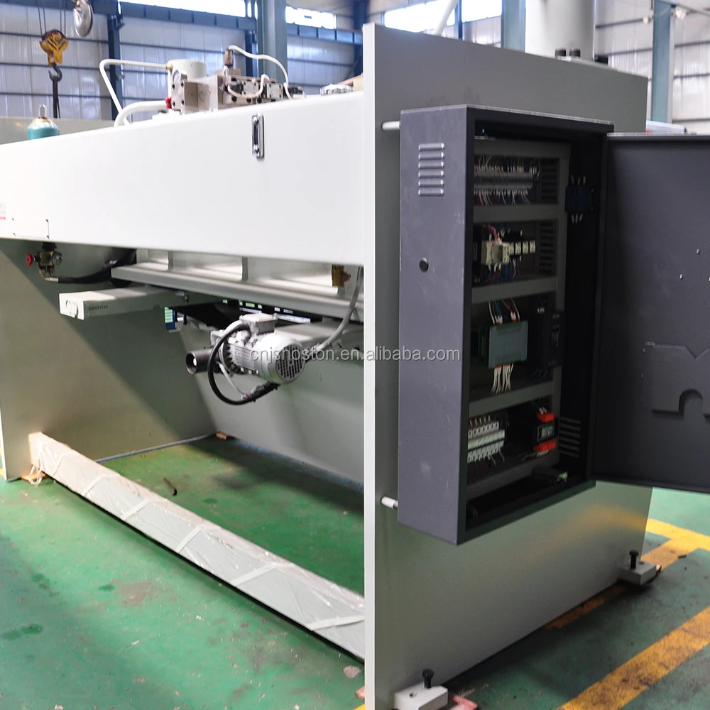 New Manual Hydraulic Shearing Machine with ESTUN E10-S Control Featuring Automatic Pump and Gear Components