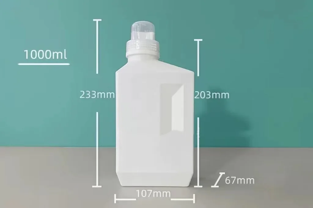 Leak Proof Laundry Bottle 500ml 1l Hdpe Laundry Detergent Bottles