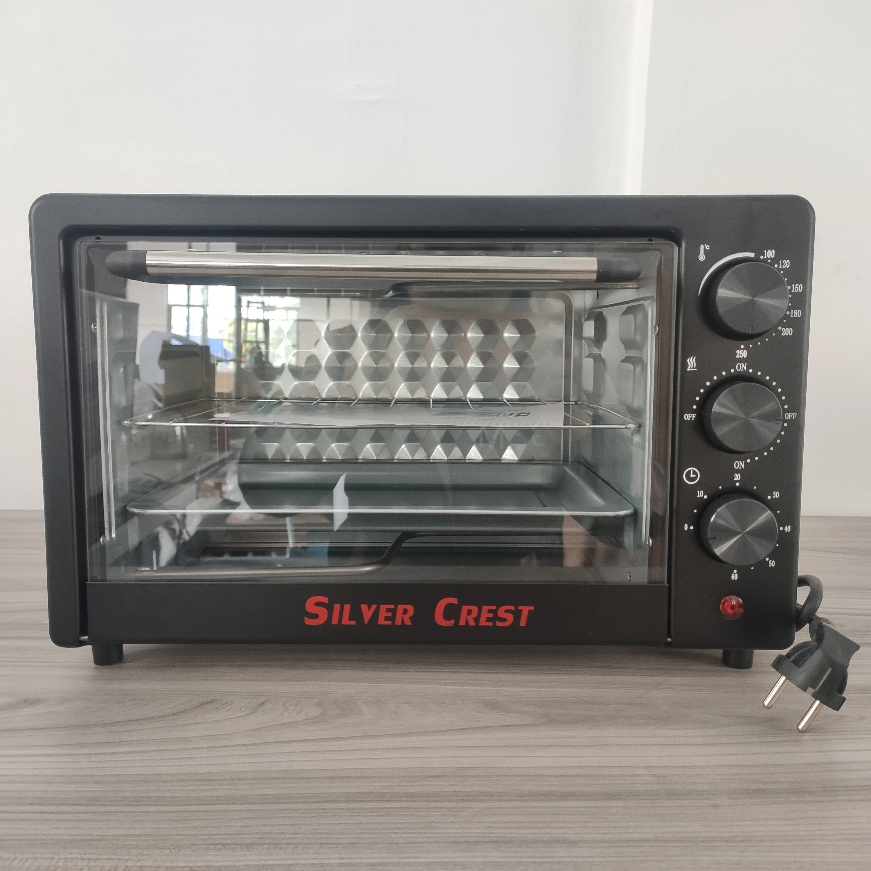 Electric oven silver discount