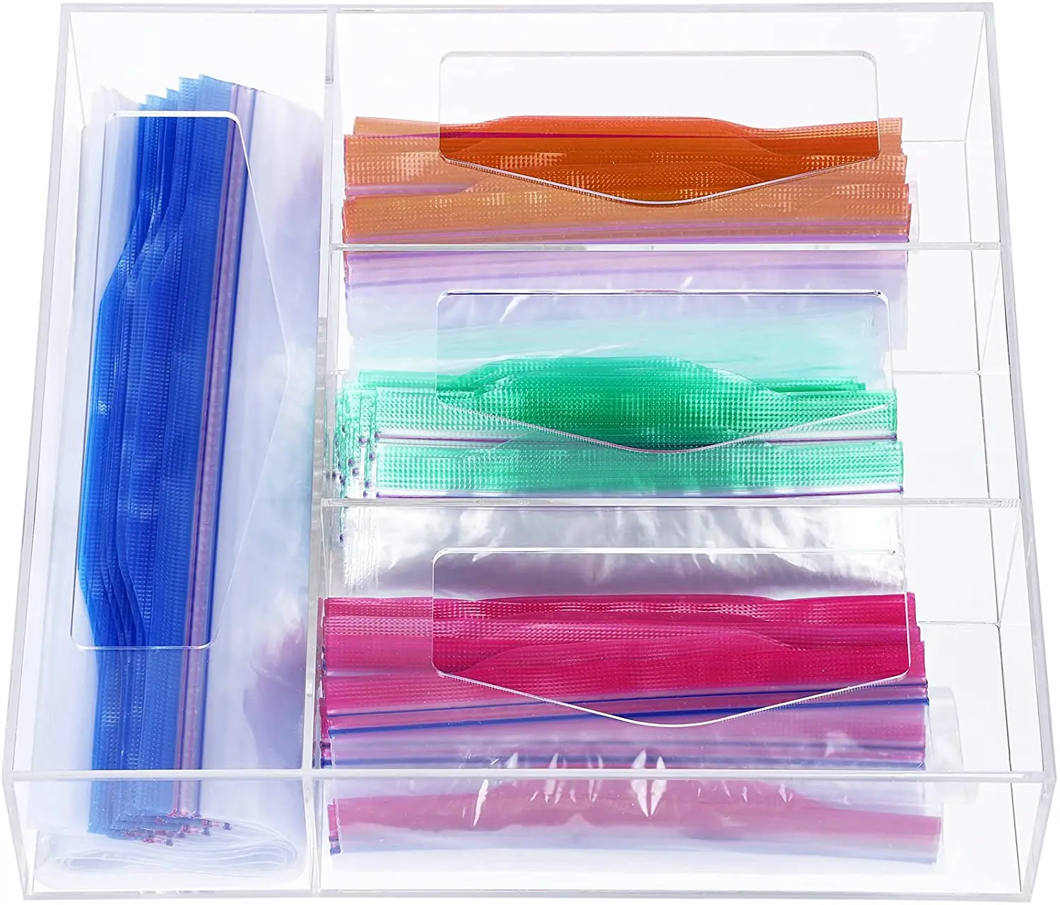 Buy Wholesale China Acrylic Ziplock Bag Organizer Compatible