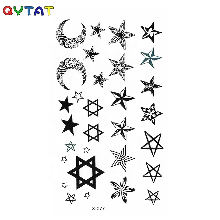 COKTAK 33 Sheets Black Outer Space Temporary Tattoos For Kids Boys Girls,  Geometric Planets Fake Tattoo Sleeve For Women Men Adults Child, 3D Star  Moon Sun Solar Syetem Tattoo Stickers Universe -