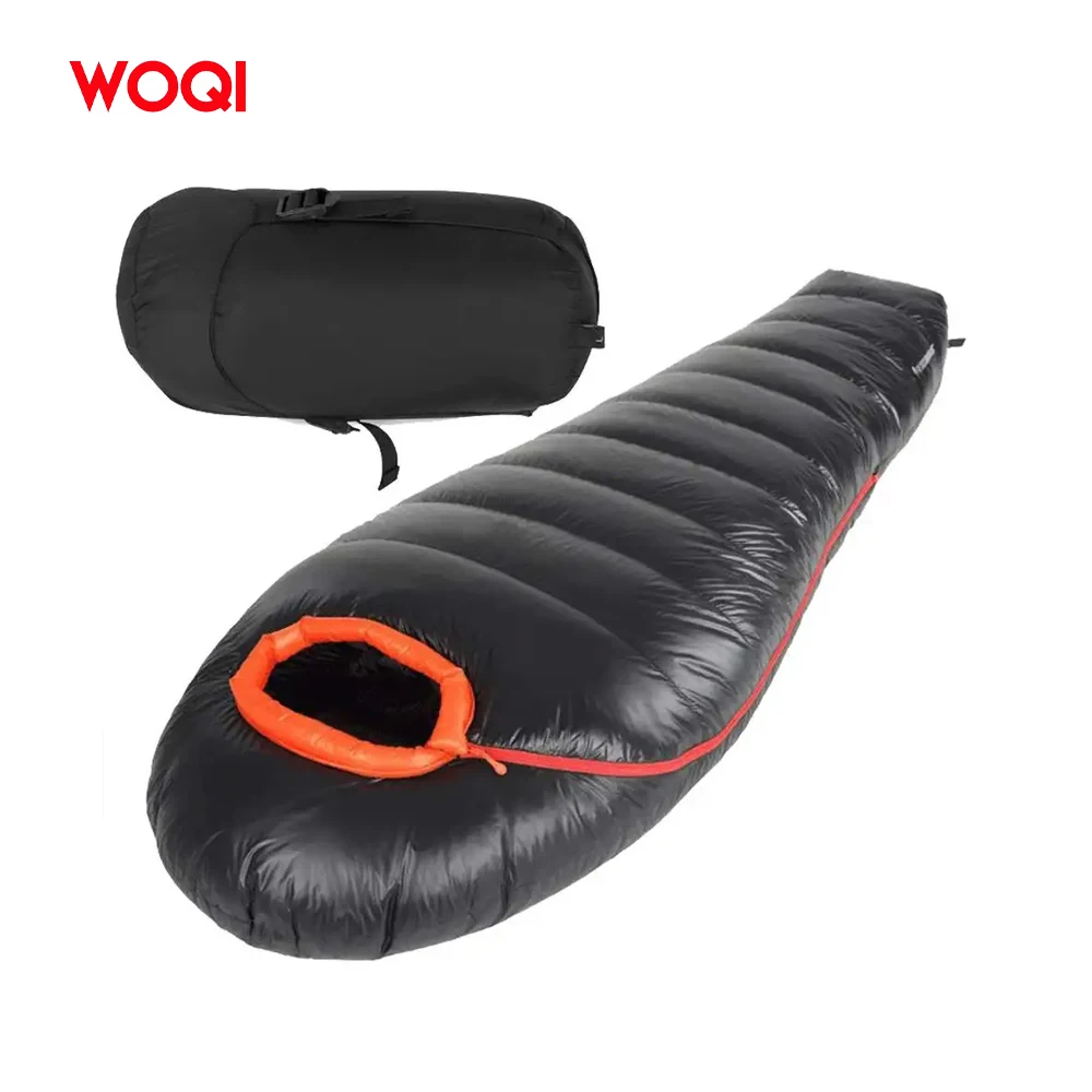 Woqiメーカー暖かい軽量アウトドアキャンプハイキング800g充填