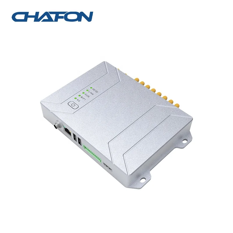 CHAFON Android 12 OS WiFi 4G for Bluetooth 25m Long Range Fixed Reader Intelligent UHF RFID Access Control Card Readers