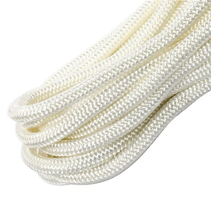 China supplier nylon double braid mooring boat yacht dock rope