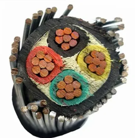 steel wire armor  cable xlpe insulation PVC sheath YJV32