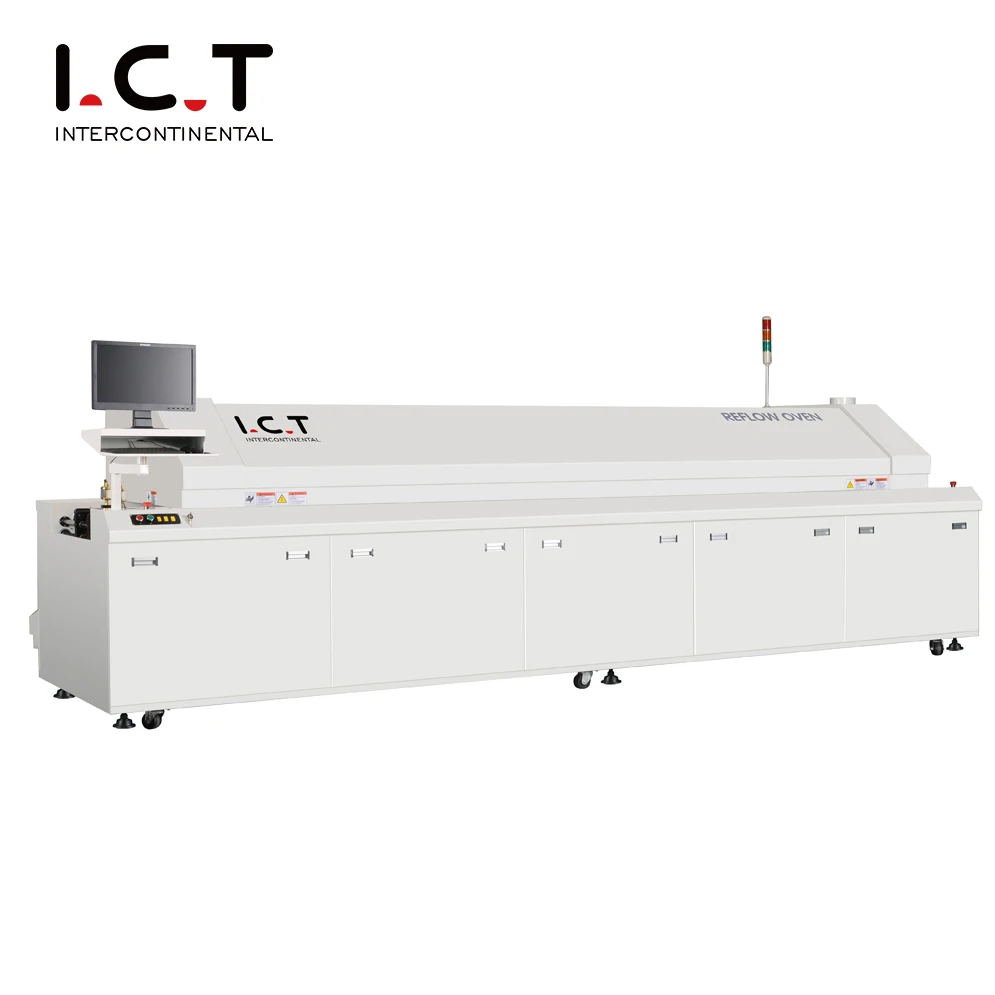 ICT 리플로우 오븐, SMD용 리플로우 솔더링 오븐, SMT 리플로우 솔더링 오븐 기계 제조업체