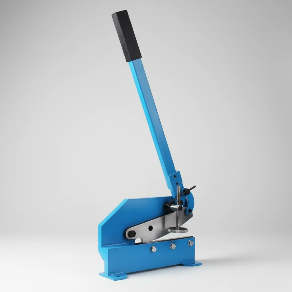 TEBAK  HS-5/8/10 Compact Metal Bench Cutting Machine Manual Lever Shears for Sheet Metal Plates