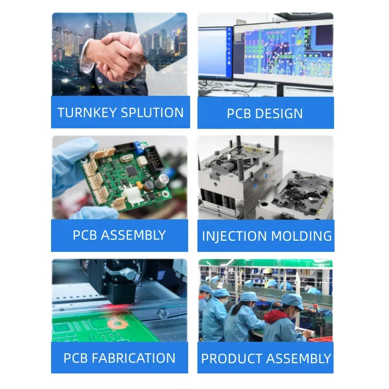 Oem Pcb Supplier Prototyping Pcb Assembly Solution 94v0 Pcb Board Production Service Circuit Board Design