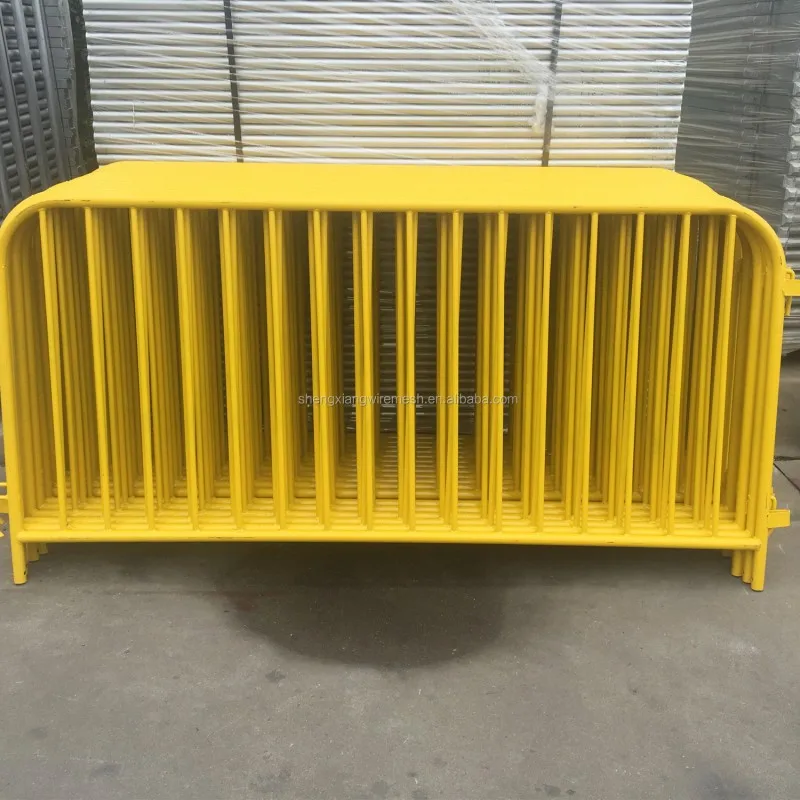 Removable Events Crowd Control Barrier Temporary Fence Pedestrian Barrier Fence Steel Traffic Barriers