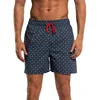 Navy Stars Print