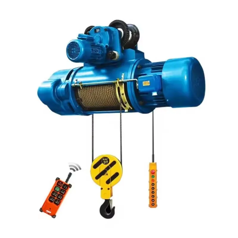Timing Rope Motorized Crane Lift Wireless Remote Control Monorail Electric Hoist 3 Ton 5ton ...