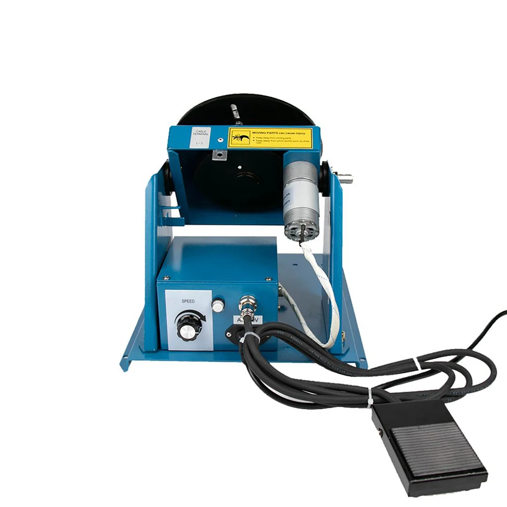 JINSLU BY-10 Small Rotating Welder Rotator Machine Automatic Turntable  Table Motor Rotary Welding Positioner with Chuck