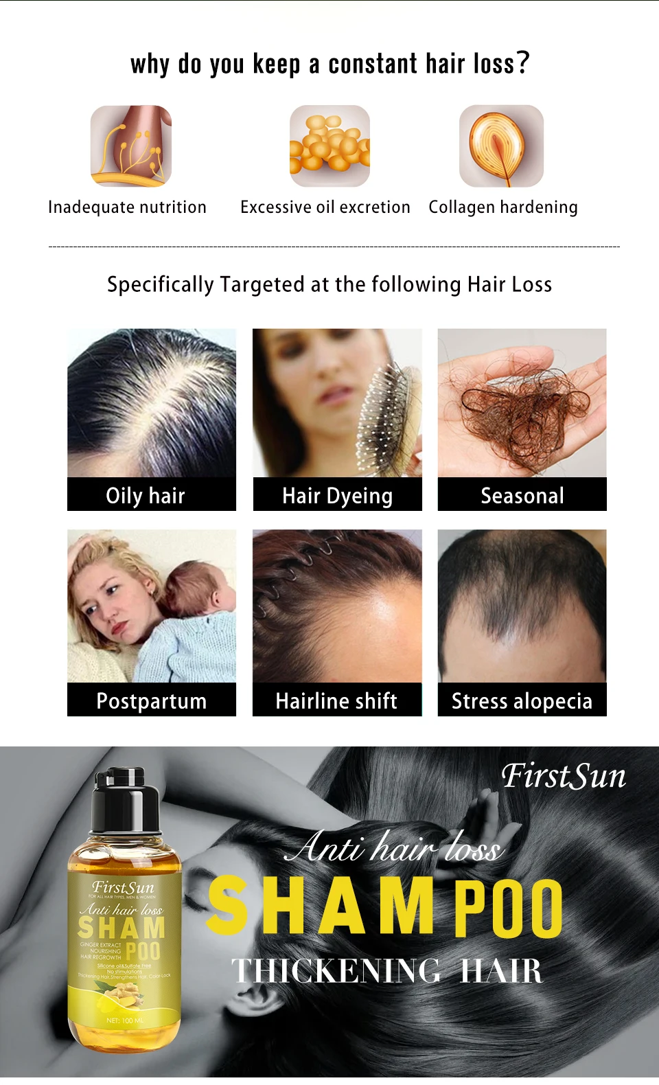 Medicated Hair Growth Shampoo Loss Korean Buy Medicated Hair Growth