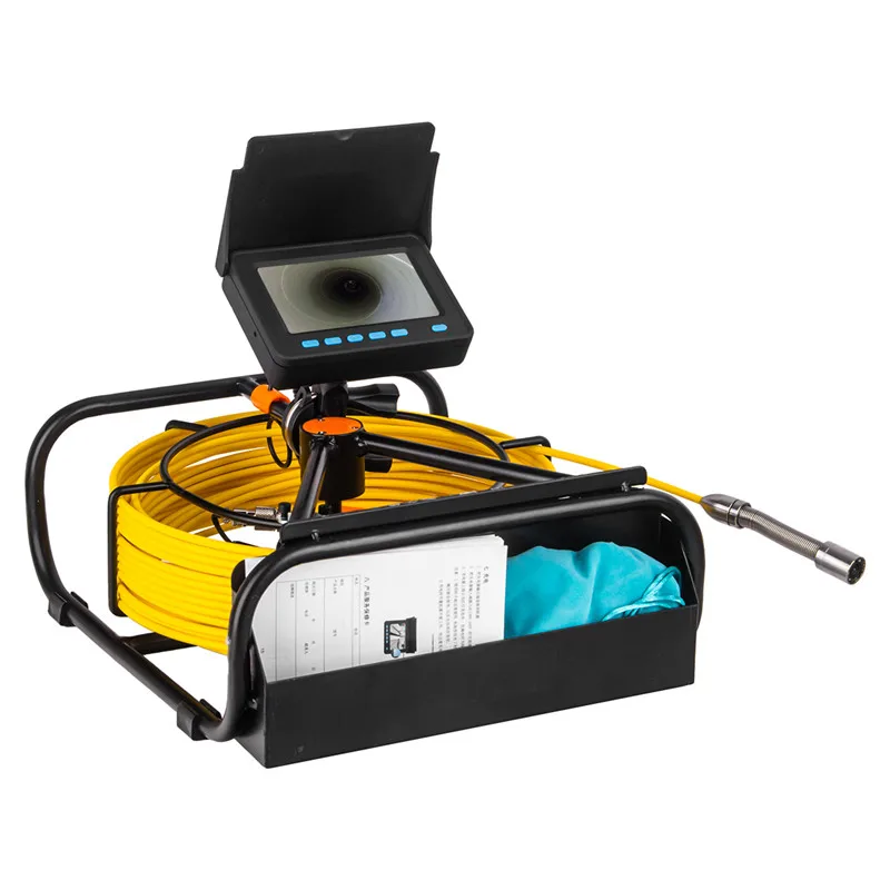 Pipe Camera 4.3inch Screen with 8500mAh Battery&16GB Video Recording Drain Plumbing Inspection