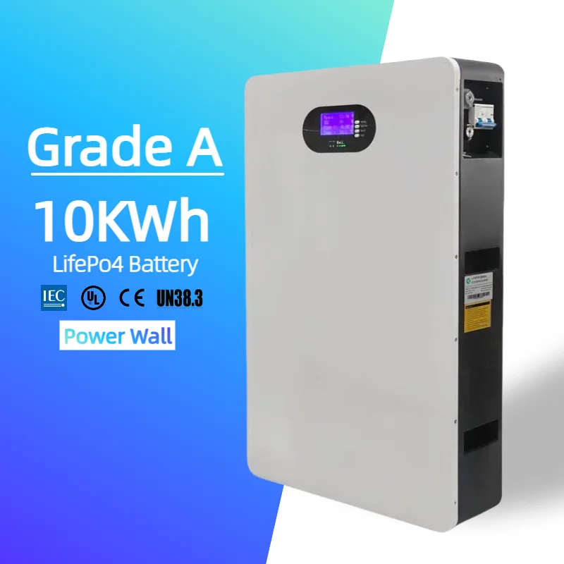 6000syklus EU LiFePo4-batteri BMS 10kWh 15kWh 16kW 48V 51,2v 100Ah 200Ah 314ah Hjemmekraft Veggmontert litiumionebatteri