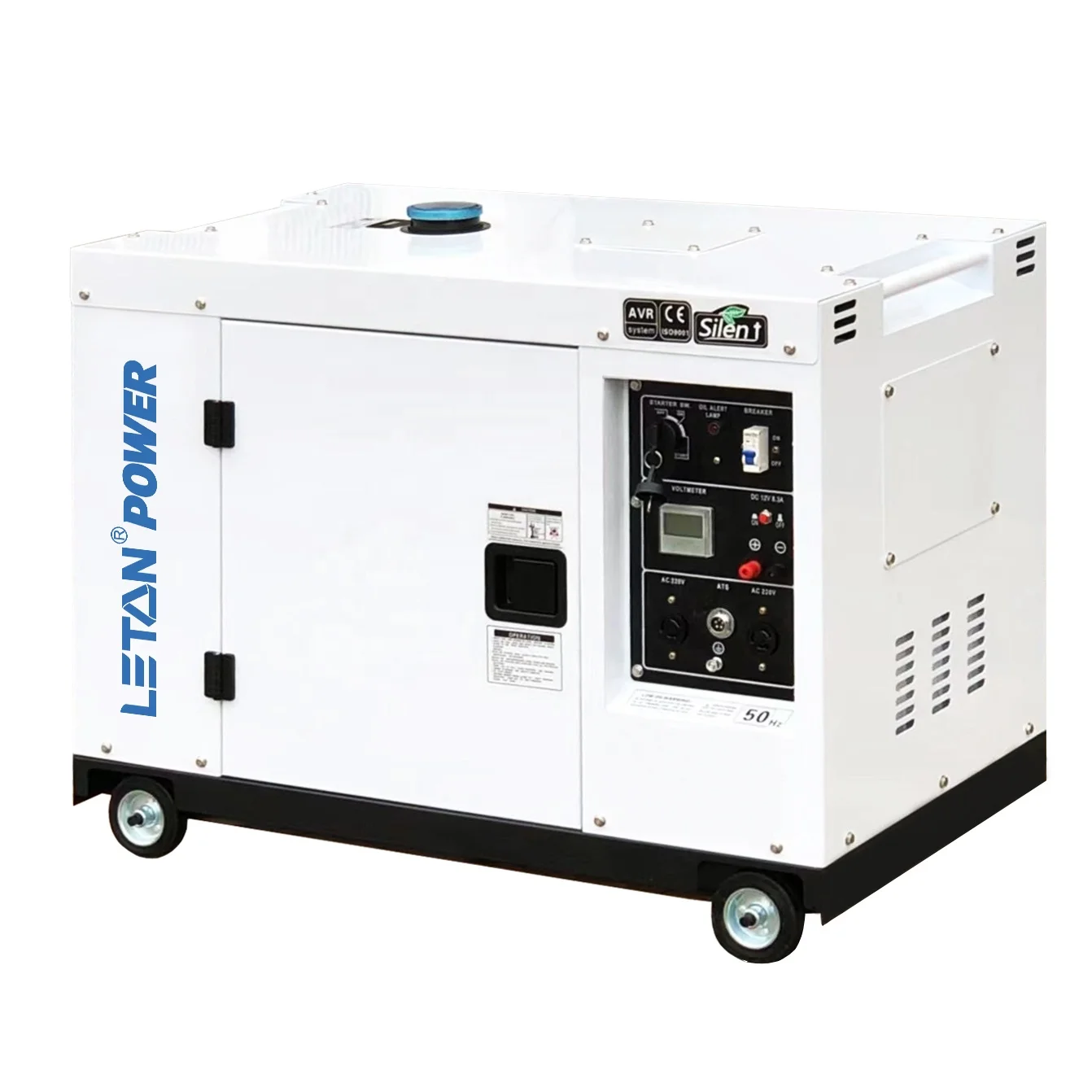 Easy move 3 phase generator diesel 10kw silent 12kva generator diesel for home use 555003