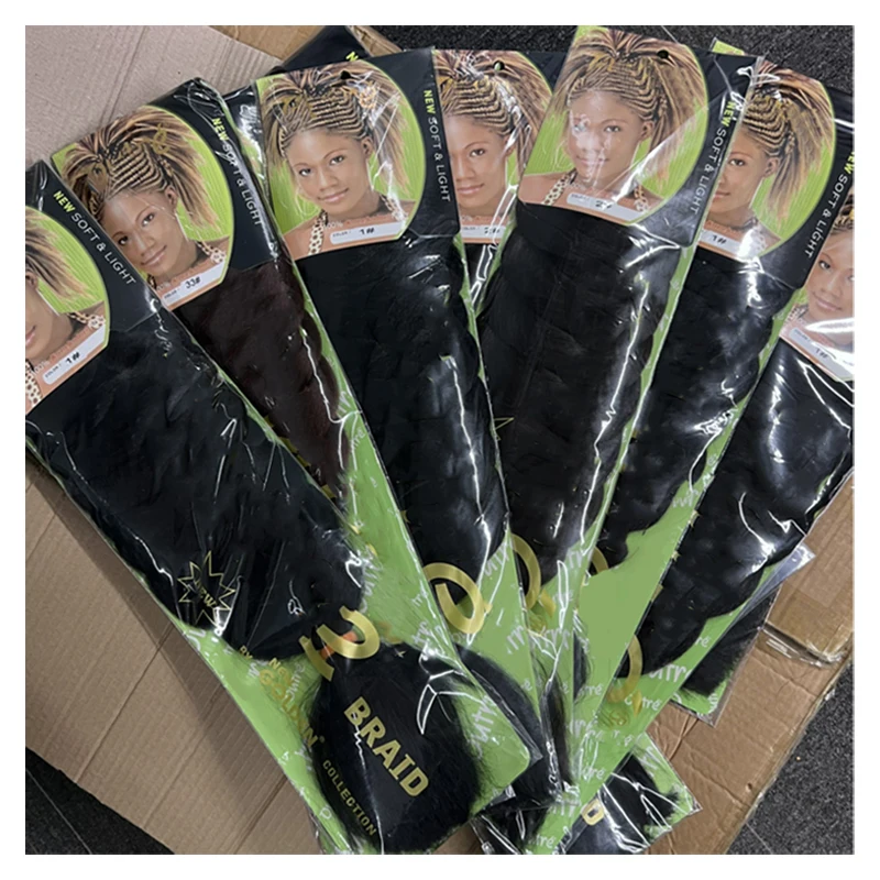 Synthetic Hair Jumbo Braid - High Yaki Fiber 165G 82inch
