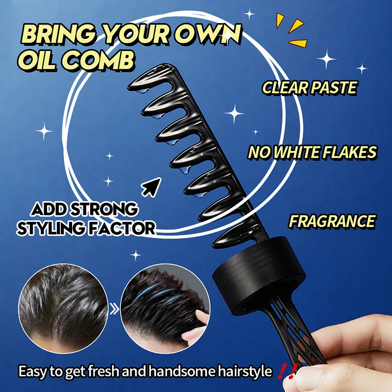 SADOER Men's Styling Hair Gel - Lasting Fluffy Refreshing