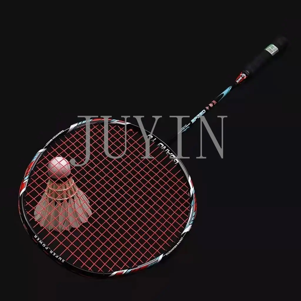 Профессиональная ракетка для бадминтона из углеродного волокна, 32 фунта