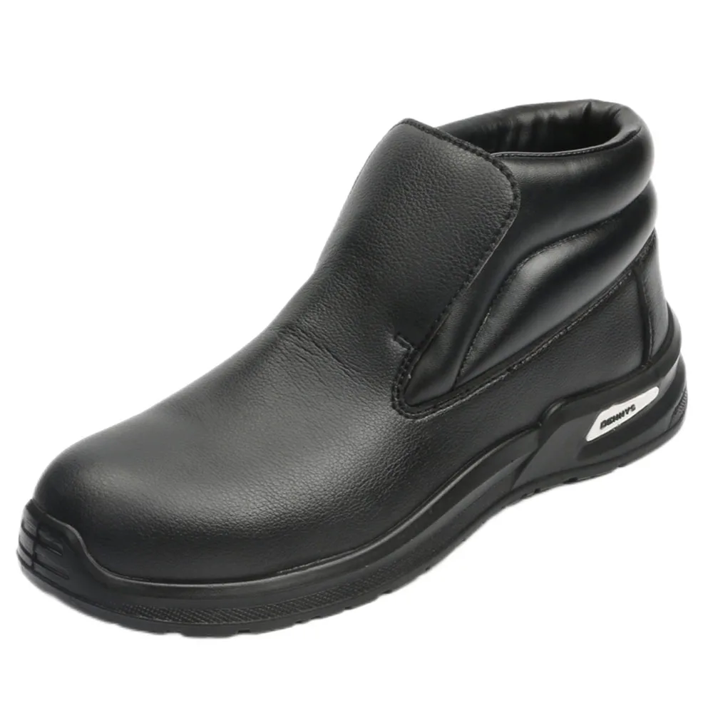Black Cheap Lightweight Steel Toecap Laboratory Closed Summer Hard Men Work Shoes