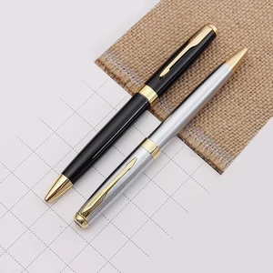 Twist Black  Luxury High Quality Promotion Gift Factory Metal Ballpoint Pen with Custom Logo