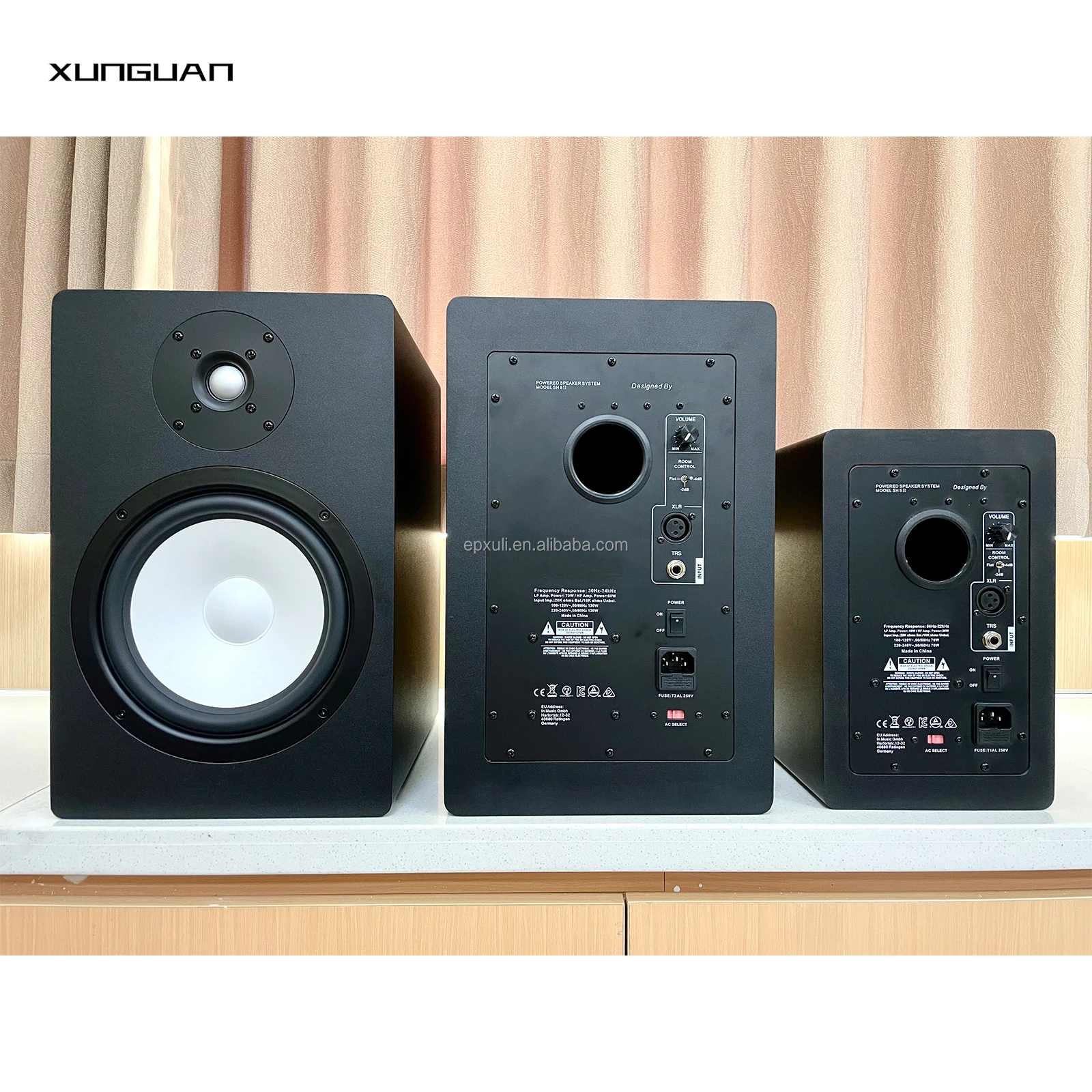 Hs8-ii Powered Studio Monitor Speakers - Professional Sound