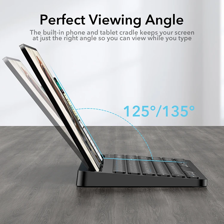 Trending Products 2024 New Arrivals Keyboard Portable Wireless  Computer Keyboard Tablet Keyboard with Touchpad