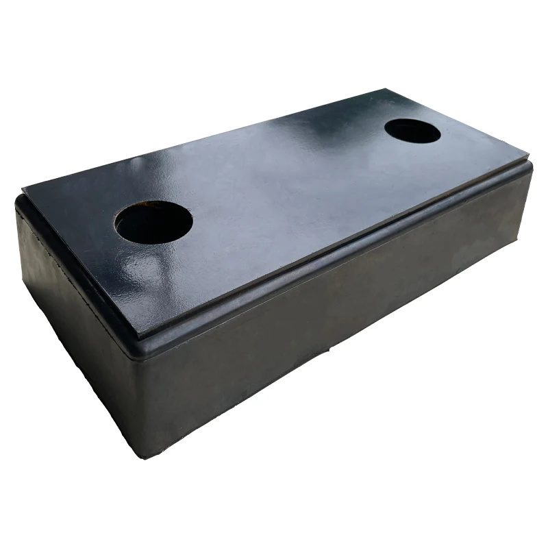 Heavy-Duty Dock Leveler Bumper Molded Rubber with Steel Face for Truck Offers Cutting and Moulding Services manufacture