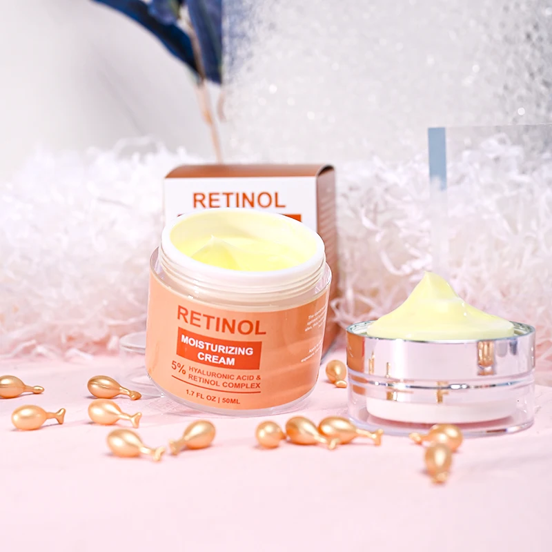 AiXin Private Label 50ML Hydrating Anti Wrinkle Repairing Smoothing Skin Brightening Vitamin a Face Moisturizer Retinol Cream