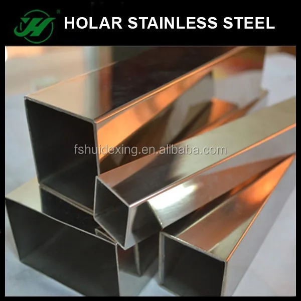 Polishing Decorative ASTM ERW low price welded metal square stainless steel square pipe