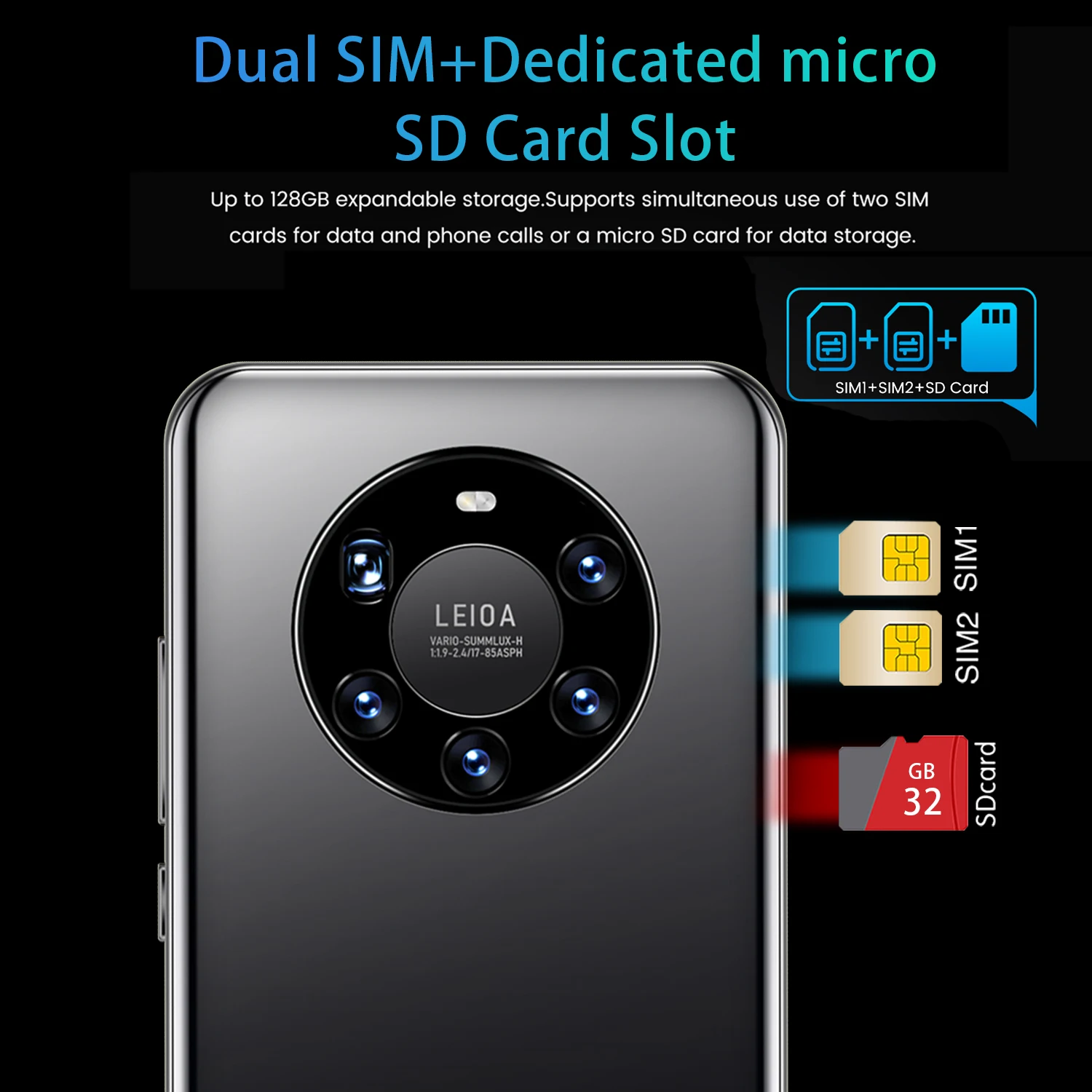 Hot Selling Mate 40 Pro+ 12GB+512GB 7.3 Inch full Display Android 10.0 Mobile Cell Smart phone