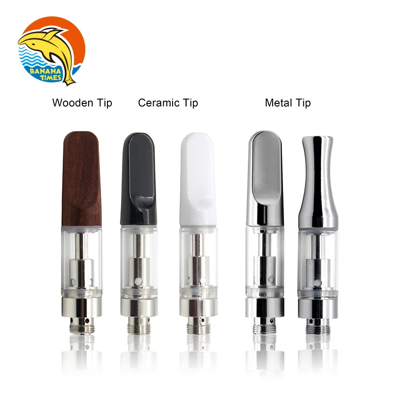 Wholesale 1ml empty Ceramic coil 510 Thread Cbd Vape Pen Cartridges