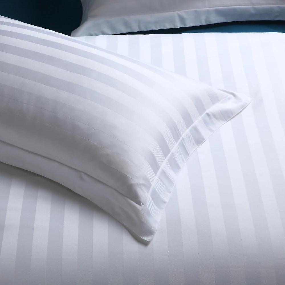 Five Star Hotel Wholesale 100 Cotton Luxury Bedding Sheet White Bed