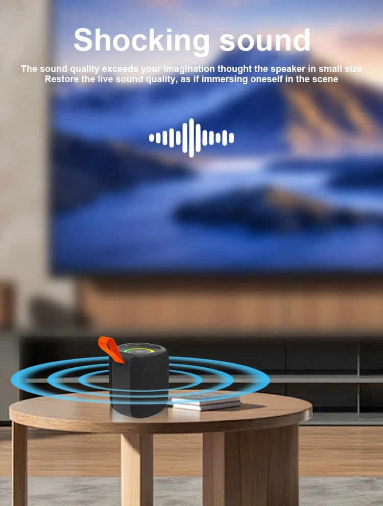 Kisonli Q40 China Manufacturer Mp3 Mini Subwoofer Portable Bt Speaker