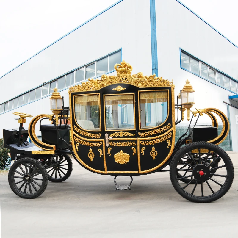 Royal Classic Electric Car Horse-drawn Electric Auxiliary Travel Electric Carriage