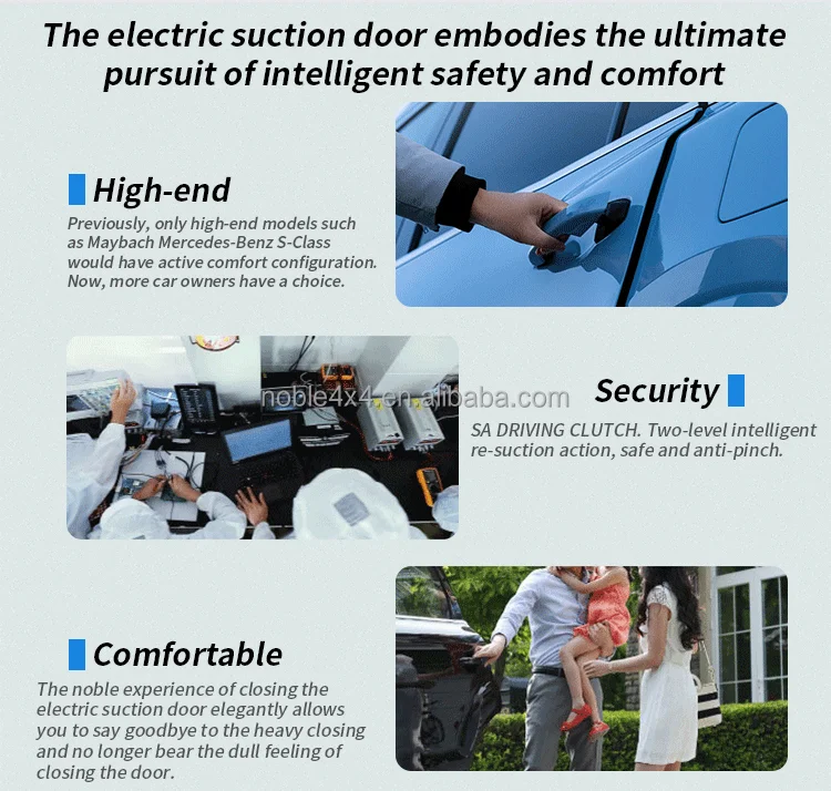 upgrade replace car lock electric door suction door lock for benz g class w464 soft close-3