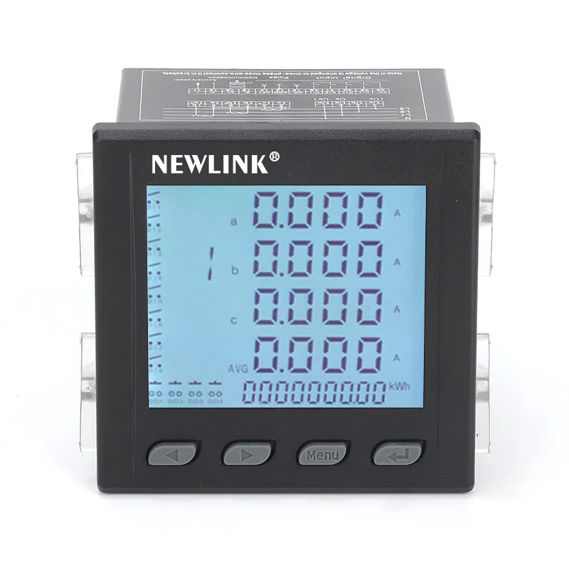 Измерительный размерной сетке программируемые энергии трехфазный multifaunction цифровой измеритель