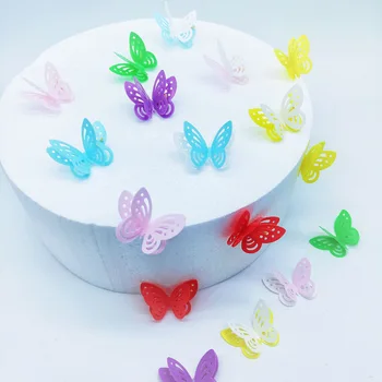 Factory Wholesale Butterfly Cake Topper Paper Craft for Graduation Back School Halloween Christmas Parties Easter Girls Number