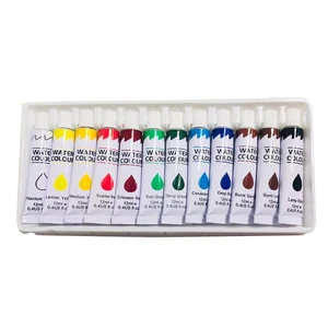 Factory Directly Professional Watercolor Art Supplies Paint Tube Non-toxic Aluminium Tube Watercolor Paint Set